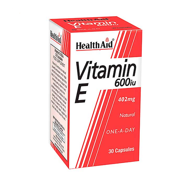 کپسول ویتامین ای E600 واحد هلث اید 30 عددی