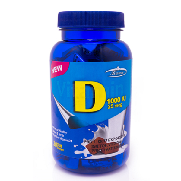تافی ویتامین D شیر و شکلات کارن 30 عدد