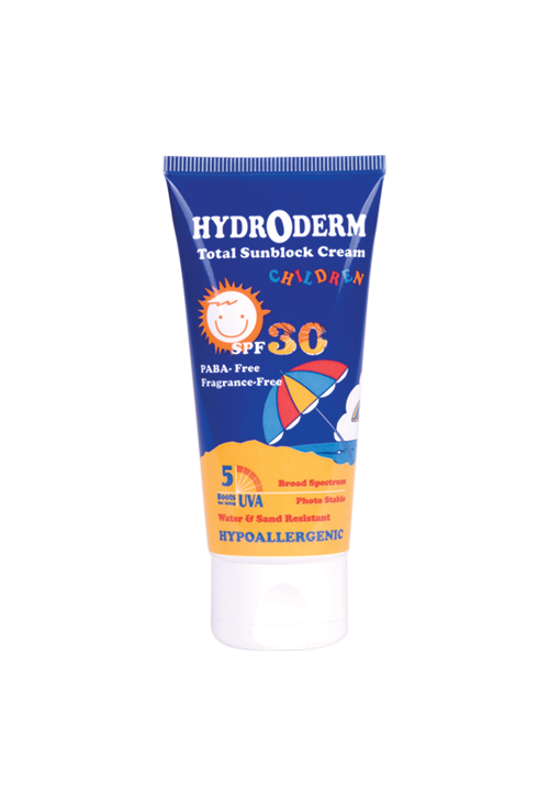 کرم ضد آفتاب کودکان هیدرودرم با SPF 30 حجم 50 میلی لیتر